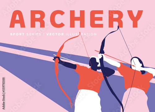 Archery Sport Illustration photo