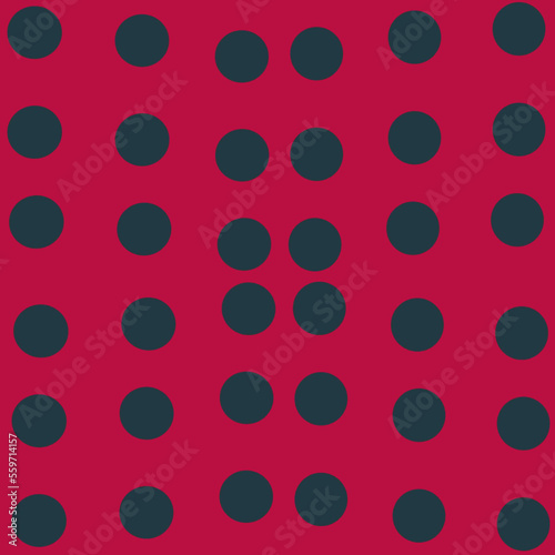 red polka dots pattern