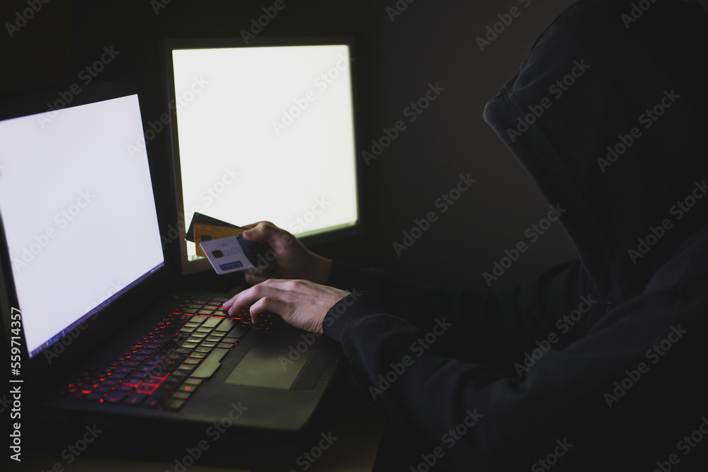 Young hacker attacking from home Young hacker attacking from home