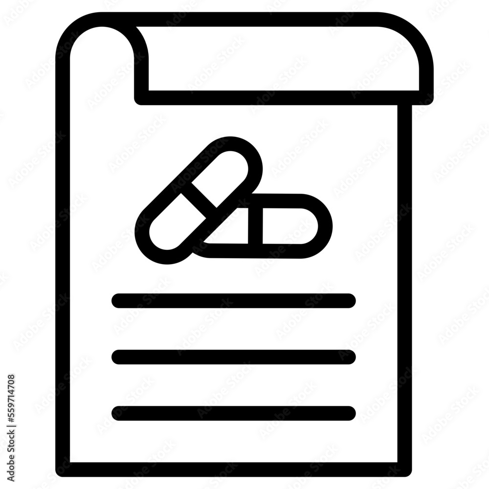 medicine letter icon