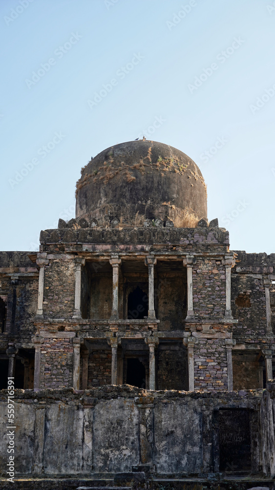 A Dome in an Old Fort, Central India