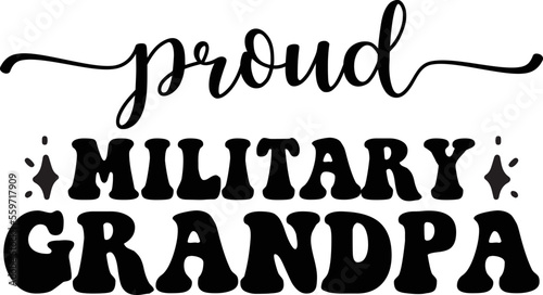 proud military grandpa SVG