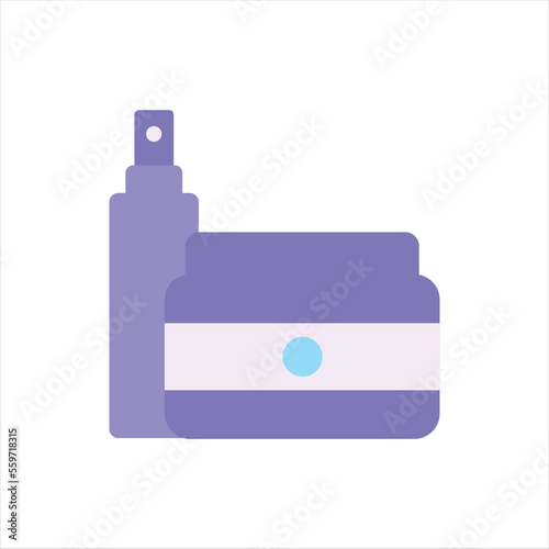 Facial Treatment Tools Vector Icon