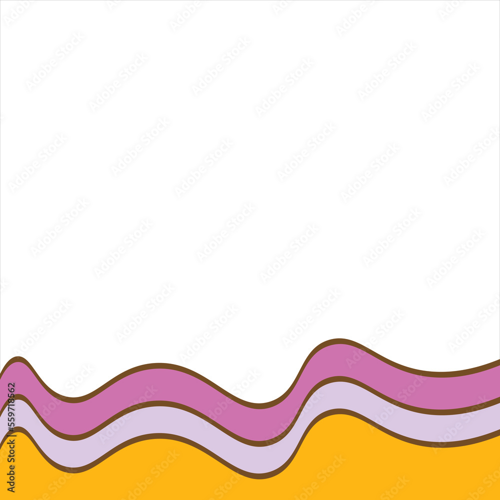 Retro Rainbow Footer Retro Rainbow Footer