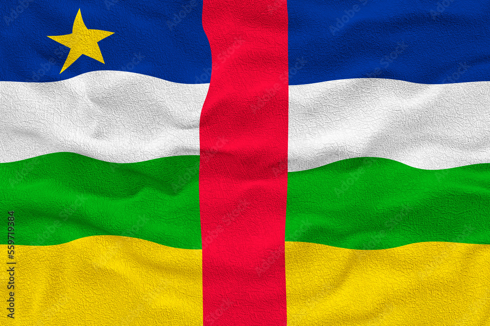 Obraz premium National flag ofCentral Arican Republic. Background with flag ofCentral Arican Republic