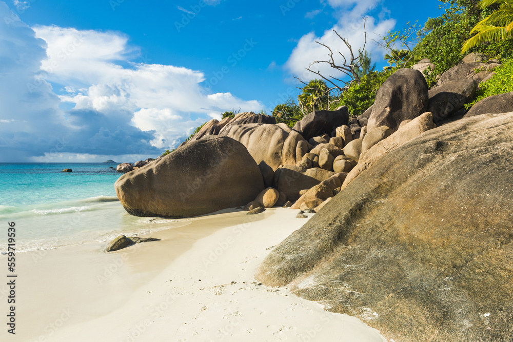 Fototapeta premium Anse Lazio in the Seychelles
