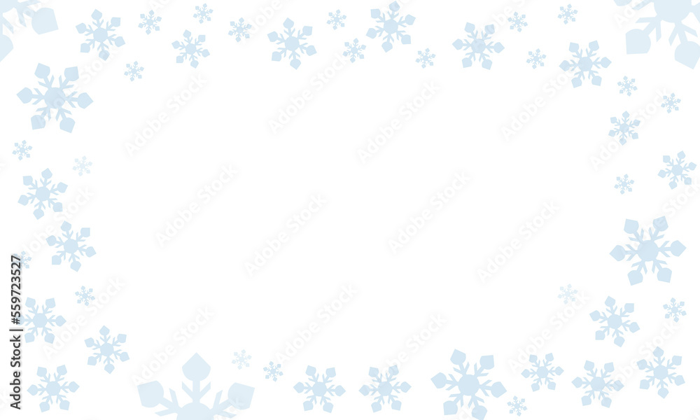 Snowflakes frame template for design. Winter template with place for the text. Vector.
Snowflakes frame template for design. Winter template with place for the text. Vector.