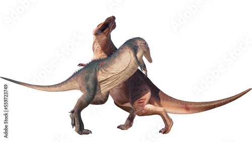 dinosaur king acrocanthosaurus. acrocanthosaurus dinosaur on a blank background PNG 