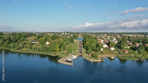 Canal Göta et le lac Roxen en Suède, Scandinavie