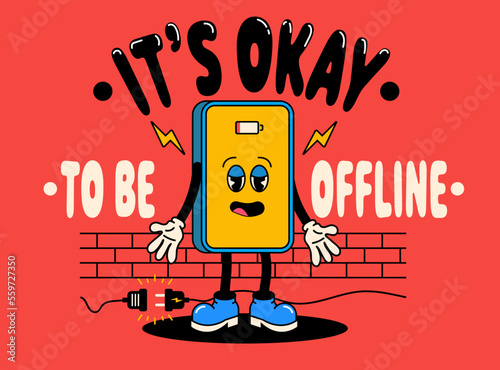 Retro Charaters design - Phone