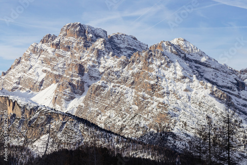 Winter postcard around Tre Cime di Lavaredo park in winter, Italy © Alessandro Persiani