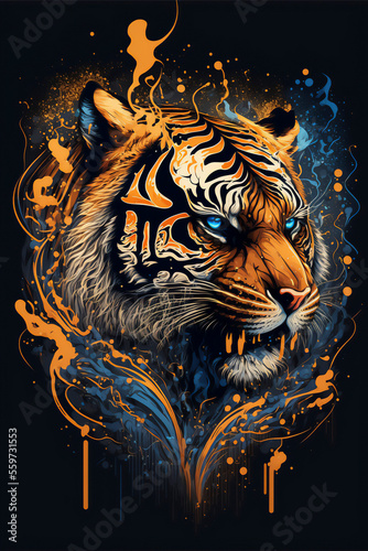 creative tiger © Lilith_Art