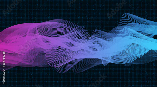 Modern Equalizer Sound Wave Background,technology and earthquake wave diagram concept,design for music studio and science,Vector Illustration.