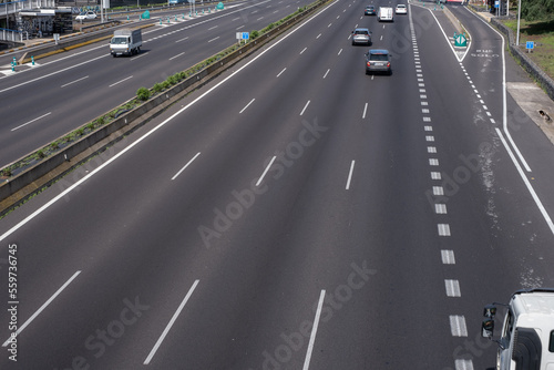 Wallpaper Mural highway with midday traffic. Tenerife, Canary Islands, Spain Torontodigital.ca