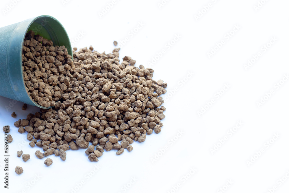 Akadama for bonsai trees. Japanese soil Akadama for bonsai trees. Japanese soil