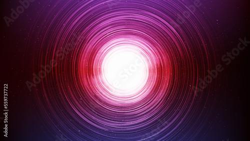 Red Darkness Spiral Black hole on Galaxy background with Milky Way spiral,Universe and starry concept design,vector