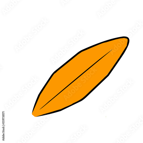 light brown leaf vector illustration