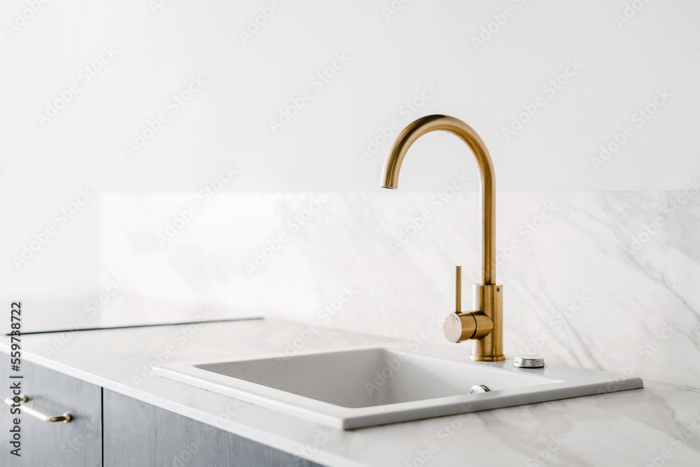contemporary water tap and new sink indoors contemporary water tap and new sink indoors