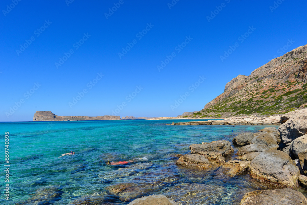 Bucht von Balos in Kreta, Griechenland	
