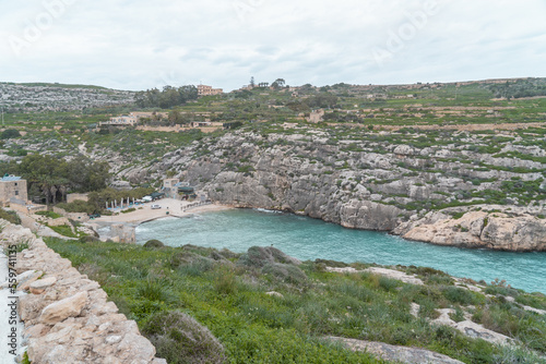 Mgarr ix-Xini on Gozo island a beautiful bay. 