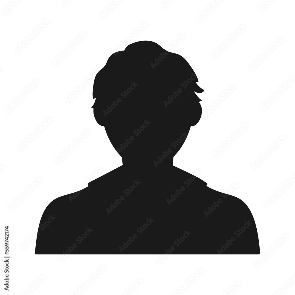 Man avatar profile icon. Vector illustration Man avatar profile icon. Vector illustration