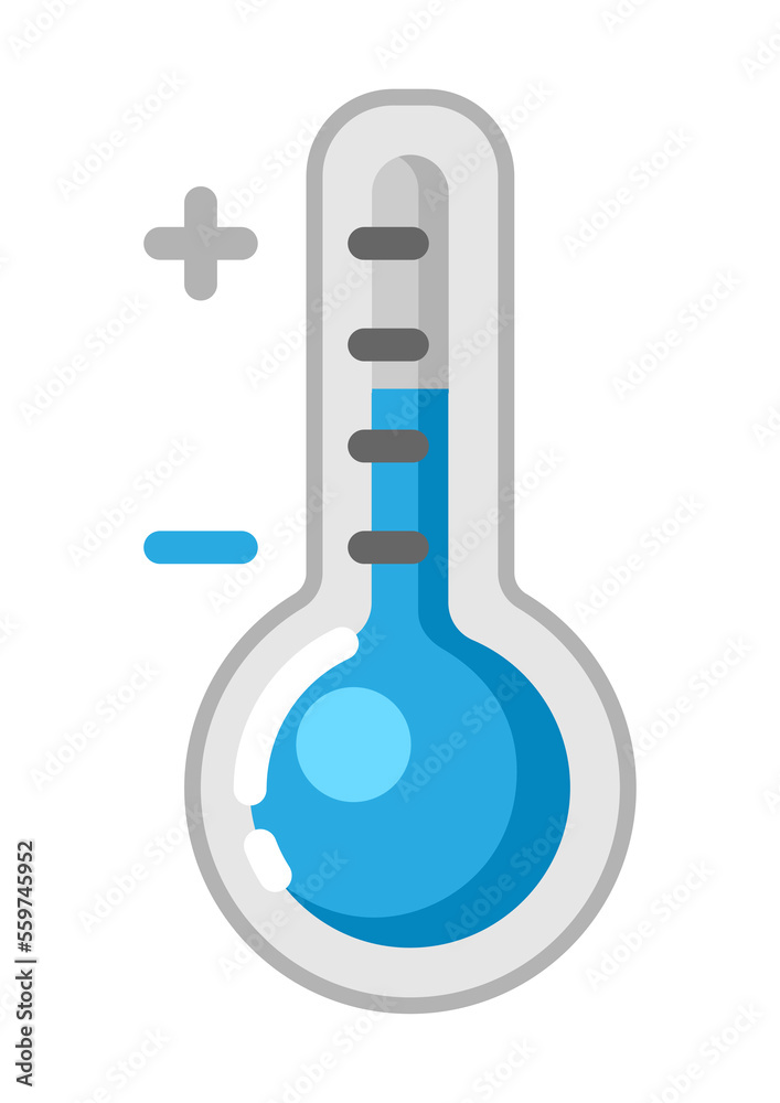 Illustration of thermometer. Icon or image for medicine and science. Illustration of thermometer. Icon or image for medicine and science.