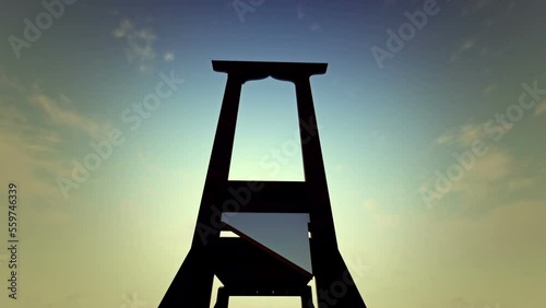 French Guilliotine 3D Video Animation