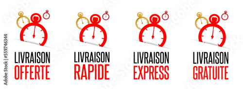 livraison offerte,  rapide, express et gratuite, 