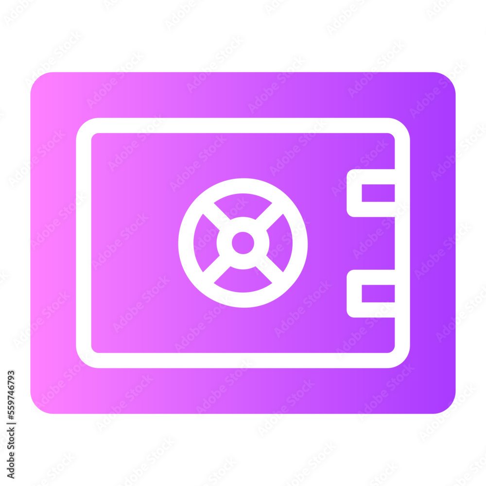 locker gradient icon