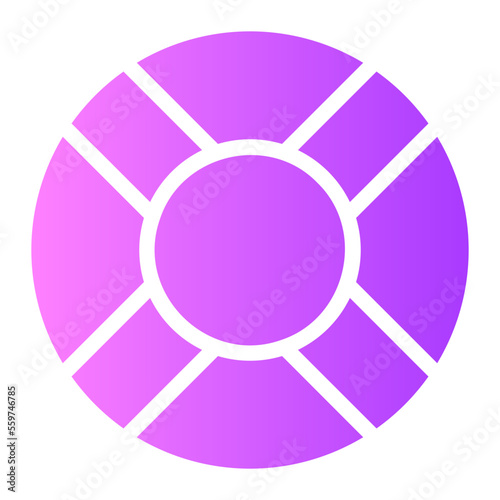 lifesaver gradient icon