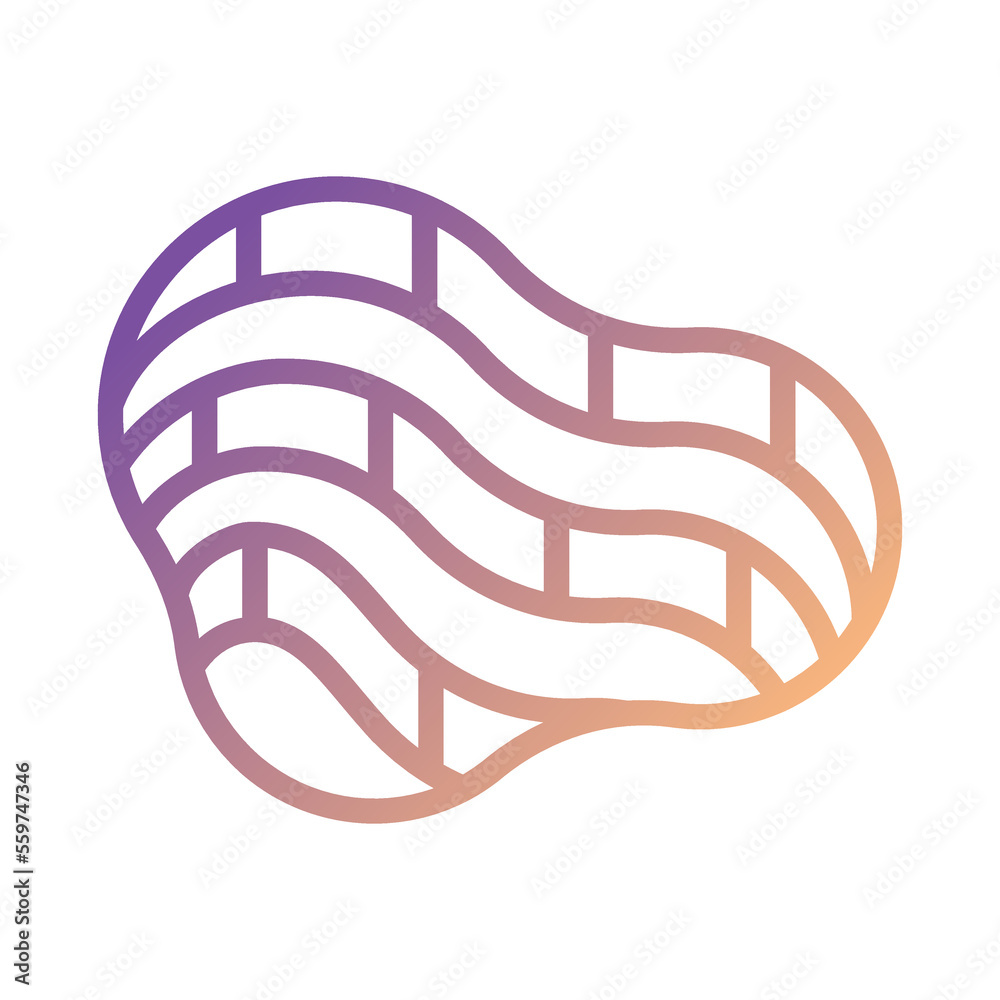 Quarry pixel perfect gradient linear vector icon. Open pit mine. Type of mining from earth surface. Source of coal. Thin line color symbol. Modern style pictogram. Vector isolated outline drawing