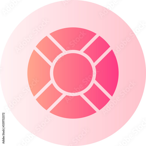 lifesaver gradient icon