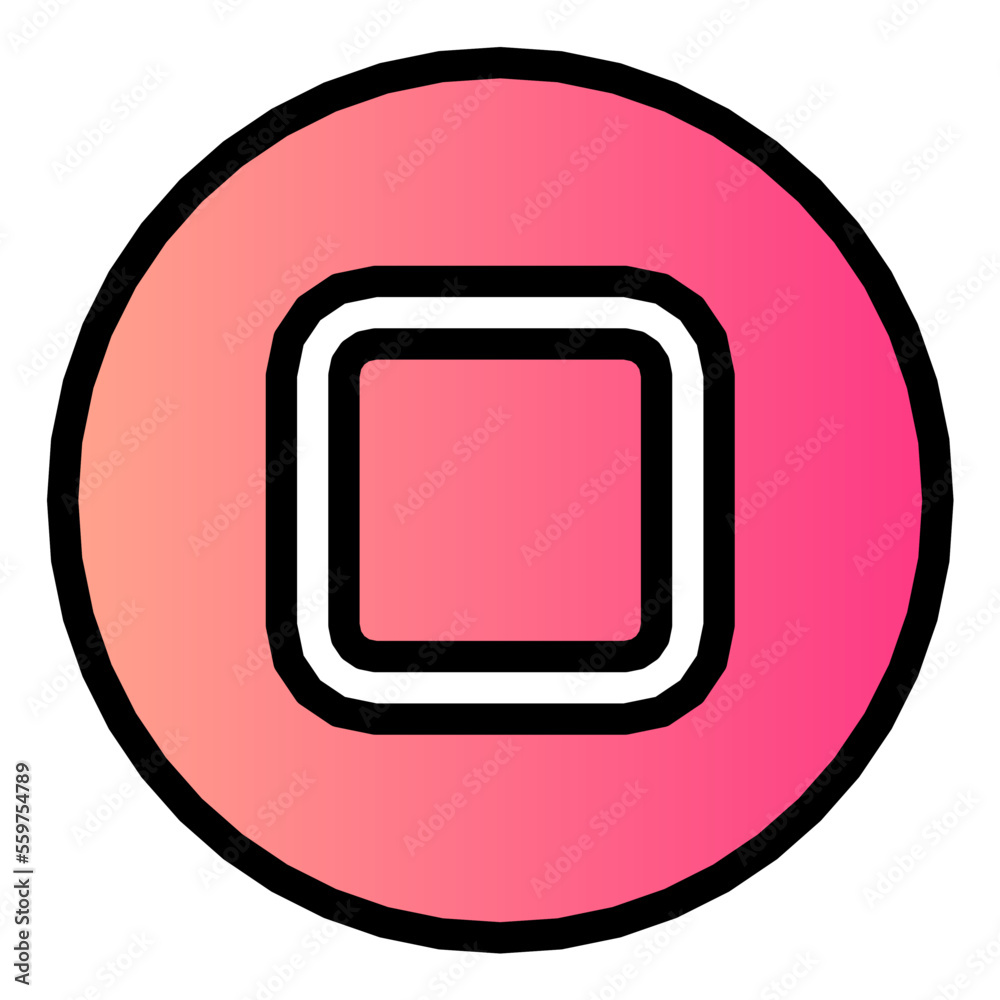 stop gradient icon stop gradient icon