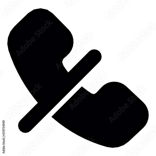 mute glyph icon