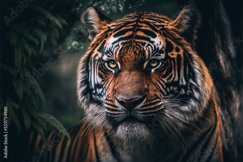portrait of a tiger © Dan