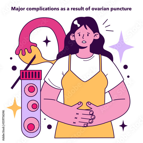 Complications as a result of ovarian puncture as a disadvantage