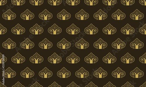 Seamless pattern with ornament