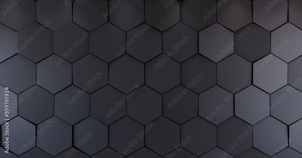 Black Hexagon Background Black Hexagon Background