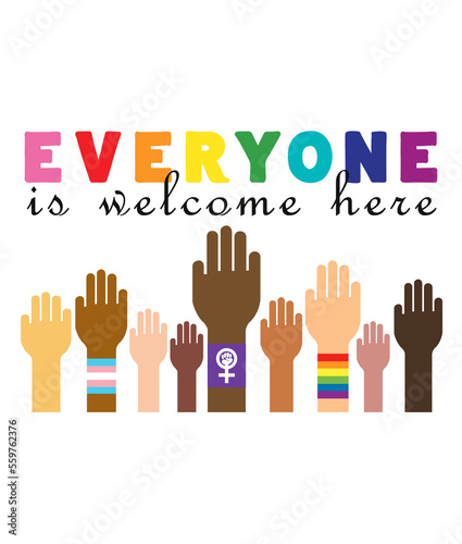 Everyone is welcome here photo