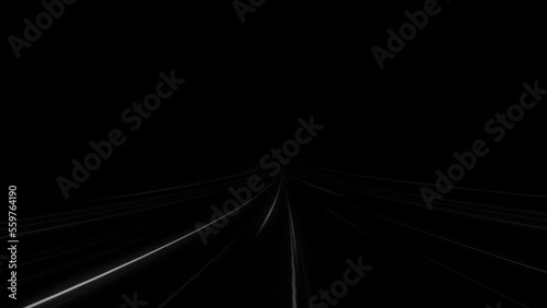 trails on the highway speed running.