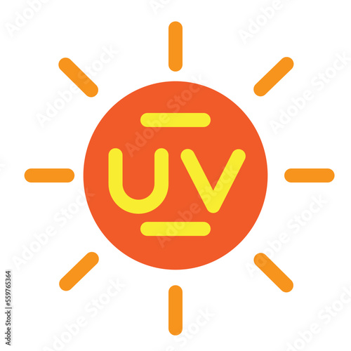 Ultraviolet Flat Icon