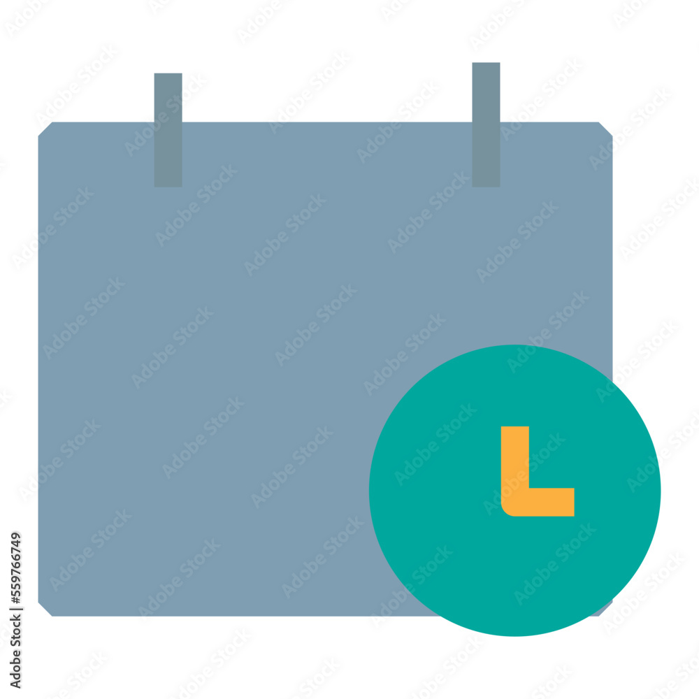 Obraz premium Time Flat Icon