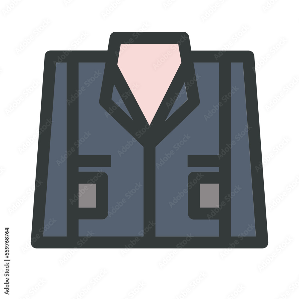 Jacket Flat Icon Jacket Flat Icon