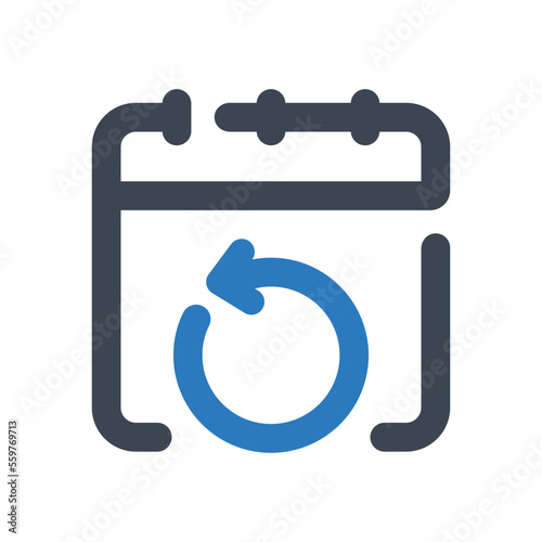 Update Calendar icon - vector illustration . Reload, Sync, Update, Calendar, Date, Day, Month, Schedule, event, time, appointment, line, outline, icons .