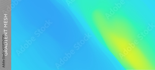 Abstract gradient mesh background. Grid-based painting technique with smooth and malleable color transitions. Cover design template. 3d vector illustration for banner  flyer  poster or brochure.