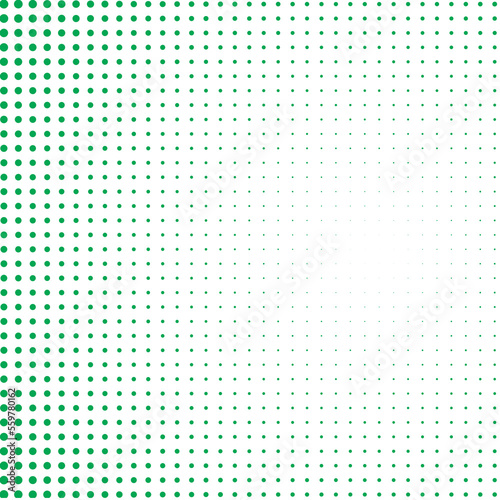 pattern with green dots 