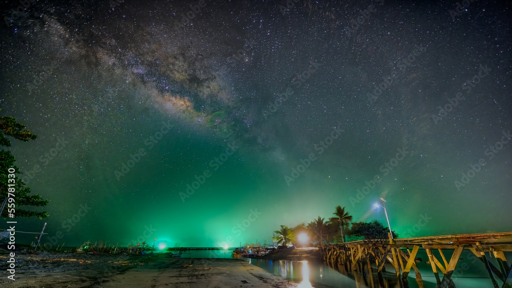 Fototapeta premium Milky Way on the sky