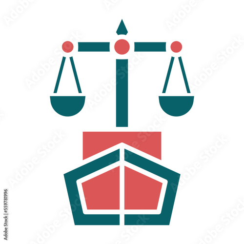 Maritime Law Icon Style