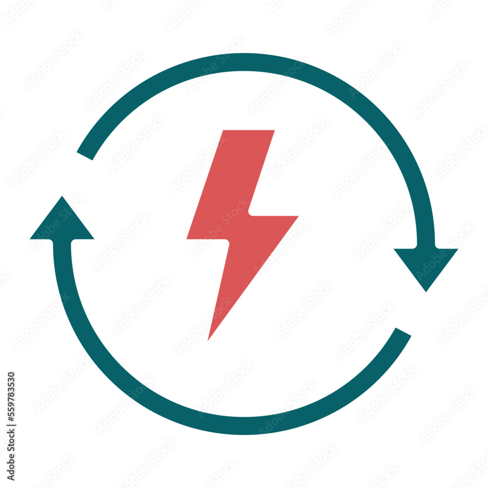 Renewable Energy Icon Style Renewable Energy Icon Style