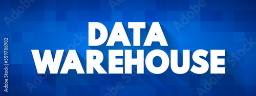Data Warehouse - is a central repository of information that can be analyzed to make more informed decisions, text concept background
